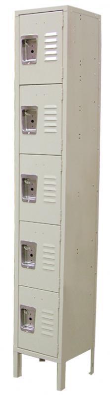 Omcan - 5 Tier Steel Painted Locker | Kitchen Equipped