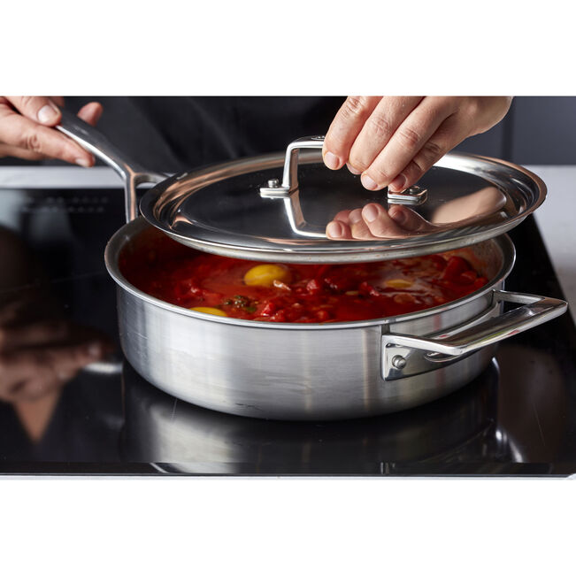 24 cm 18/10 Stainless Steel Saute pan - Kitchen Equipped