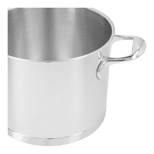 5 l 18/10 Stainless Steel Stock pot with lid - Kitchen Equipped