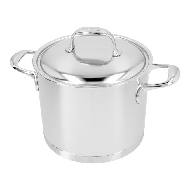 5 l 18/10 Stainless Steel Stock pot with lid - Kitchen Equipped