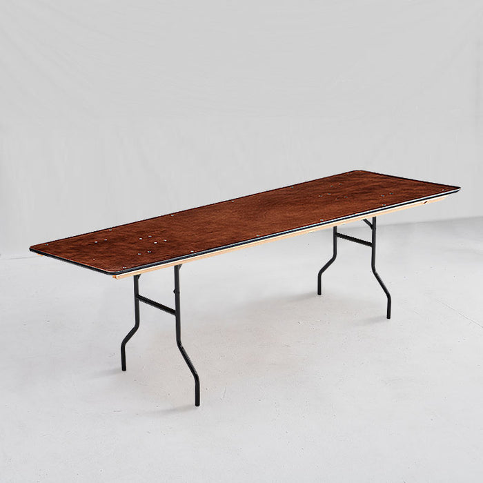 Wood banquet table 18″ x 96″ (BTW-1896-WN)