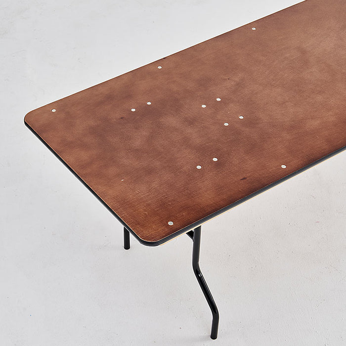 Wood banquet table 18″ x 96″ (BTW-1896-WN)