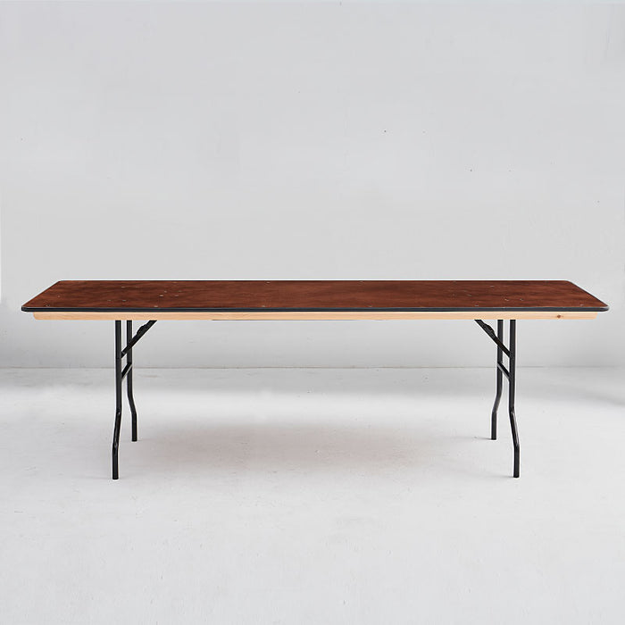 Wood banquet table 30″ x 96″ (BTW-3096-WN)