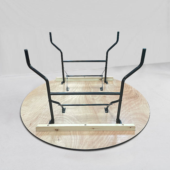60” Round Wood Folding Banquet Table (BTW-60-WN)