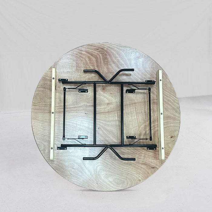 60” Round Wood Folding Banquet Table (BTW-60-WN)