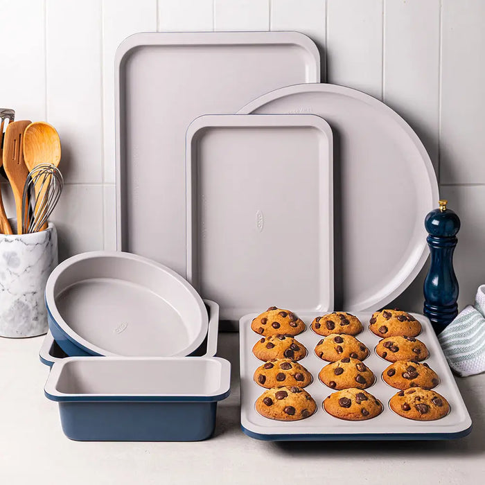 OXO Non-Stick Pro Ceramic Coated Muffin Pan (Blue/Grey) 11415000G