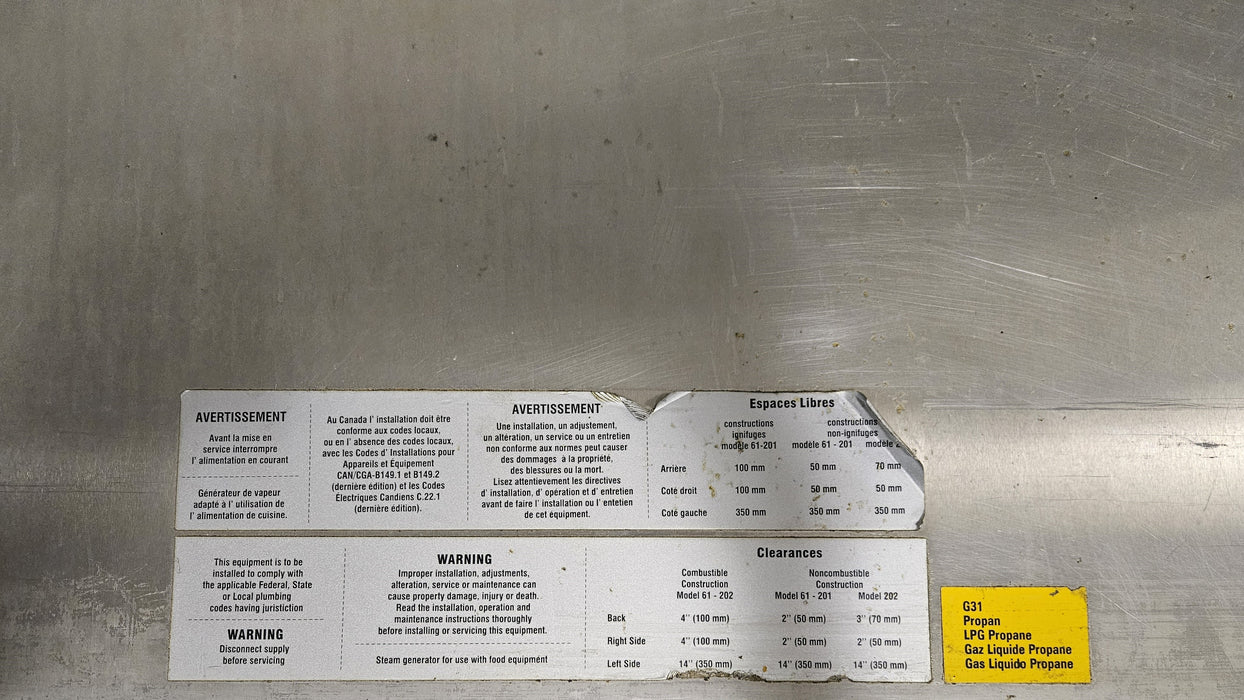 rational combi oven Model 61-201 (used)