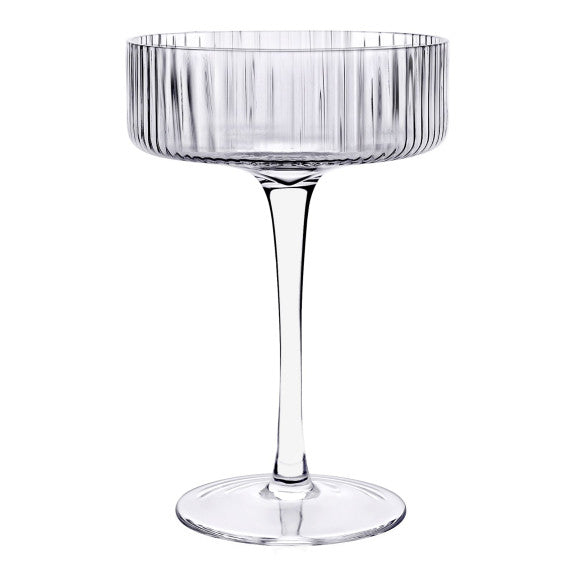 Ribbed Cocktail Coupe 290ml, Set of 4