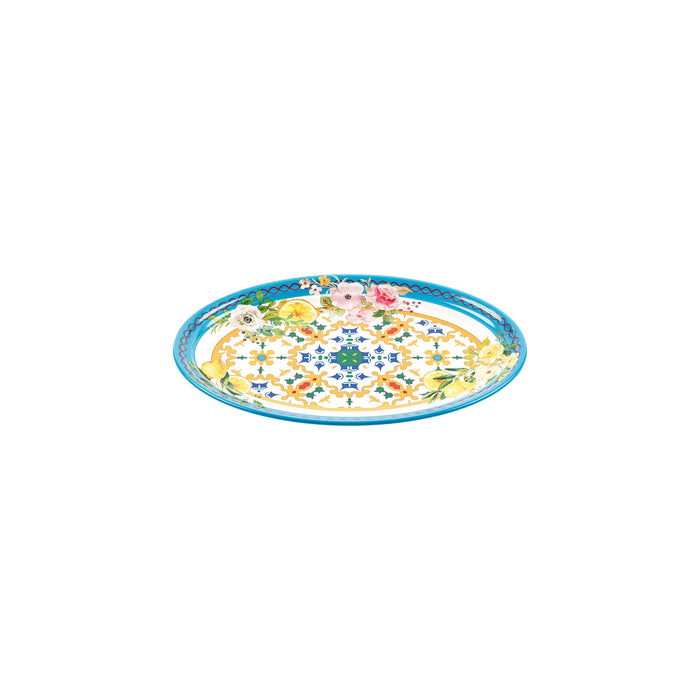 Guzzini - SMALL OVAL TRAY ''FLOWER&LEMON'' 281904