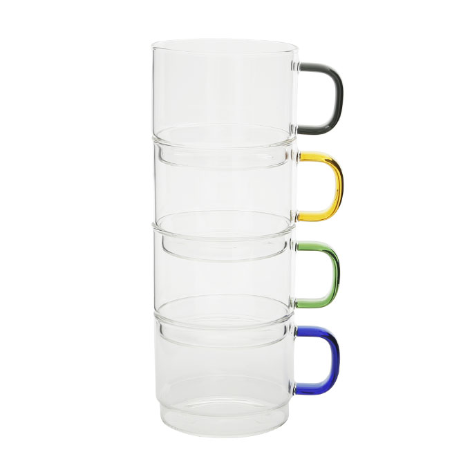 Safdie & Co Barista Collection Jaz Stackable Cups - Set of 4 30705