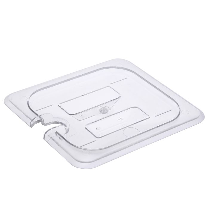 1/6 Size Slotted Cover For Food Pan Polycarbonate NSF 31600CS
