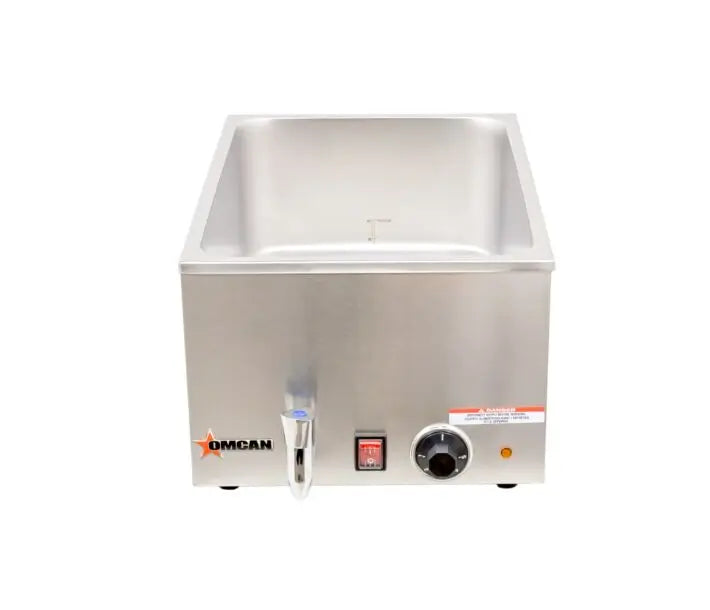 Omcan FW-CN-0023 - Chauffe-plats pleine grandeur avec drain - 1200w