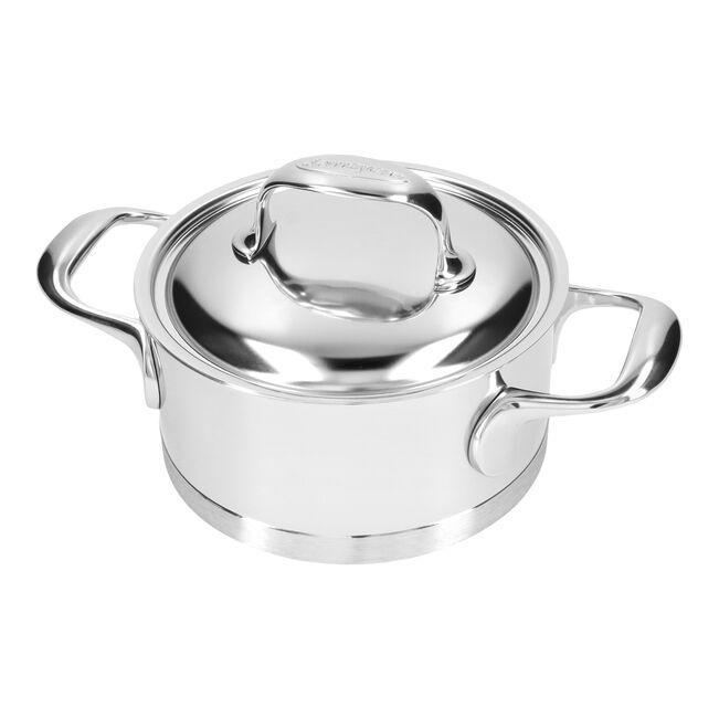 1.5 l 18/10 Stainless Steel Stew pot with lid - Kitchen Equipped