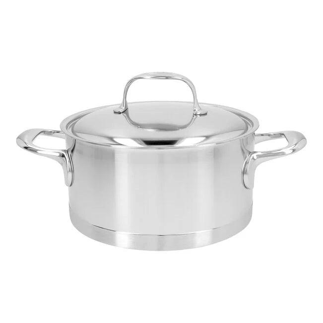 3 l 18/10 Stainless Steel Stew pot with lid - Kitchen Equipped