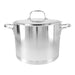 8 l 18/10 Stainless Steel Stock pot with lid - Kitchen Equipped