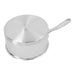 1.5 l 18/10 Stainless Steel round Sauce pan with lid, silver - Kitchen Equipped