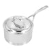 1.5 l 18/10 Stainless Steel round Sauce pan with lid, silver - Kitchen Equipped