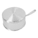 2.2 l 18/10 Stainless Steel round Sauce pan with lid, silver - Kitchen Equipped