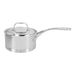 2.2 l 18/10 Stainless Steel round Sauce pan with lid, silver - Kitchen Equipped