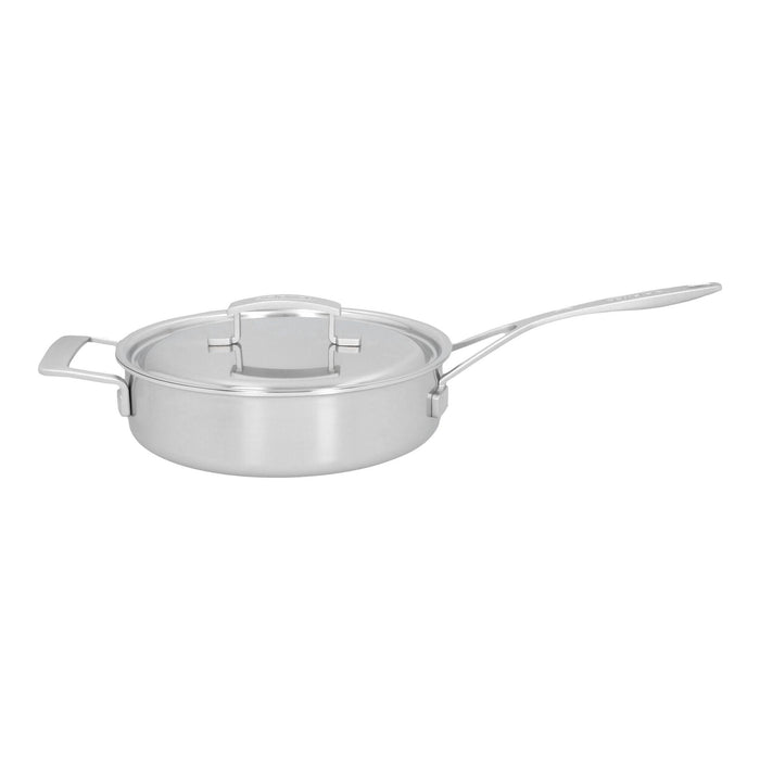 24 cm 18/10 Stainless Steel Saute pan with lid - Kitchen Equipped