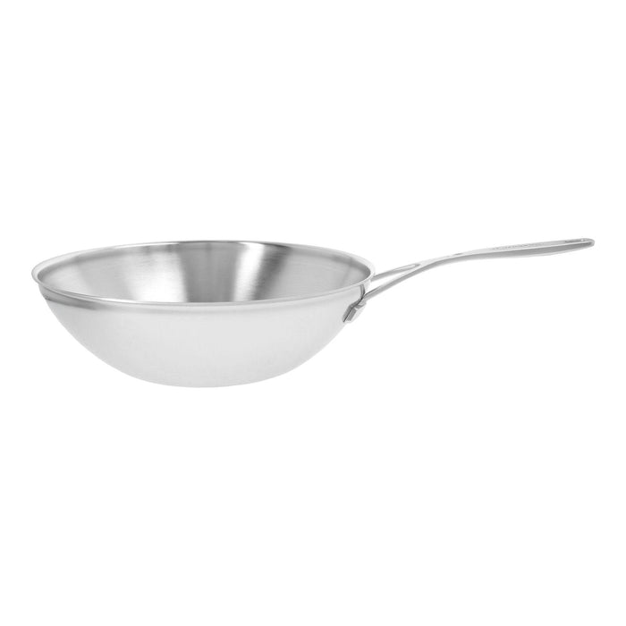 30 cm / 12 inch 18/10 Stainless Steel Wok flat bottom - Kitchen Equipped