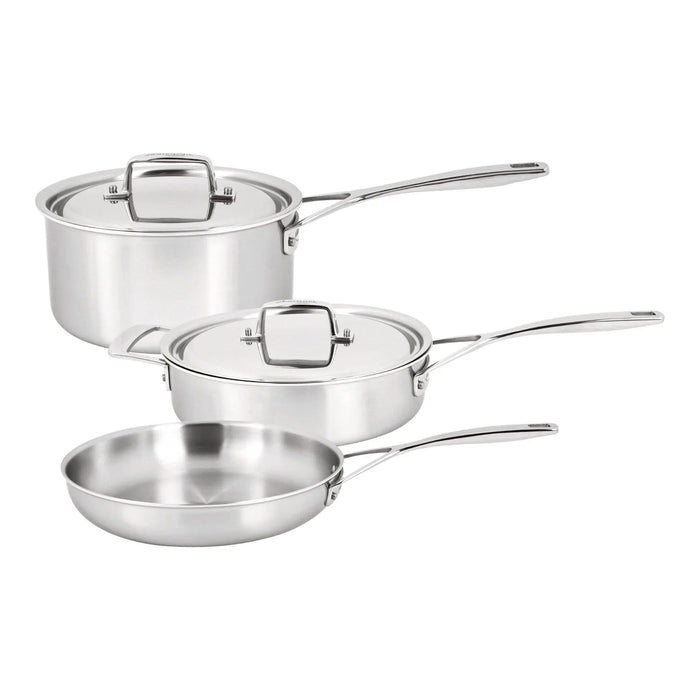 5 Piece 18/10 Stainless Steel Cookware set - Kitchen Equipped