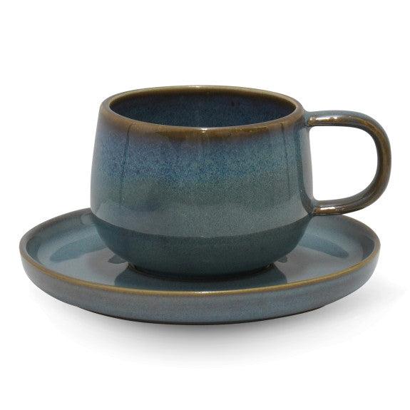 Uno Tea Cup & Saucer 225 ml / 7.6 oz - Kitchen Equipped