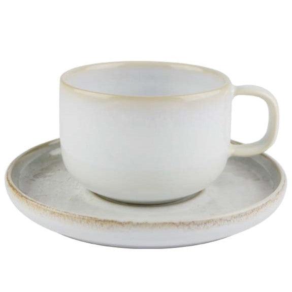 uno digital print Tea Cup & Saucer 225 ml / 7.6 oz - Kitchen Equipped