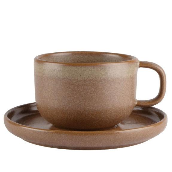 Uno Tea Cup & Saucer 225 ml / 7.6 oz - Kitchen Equipped