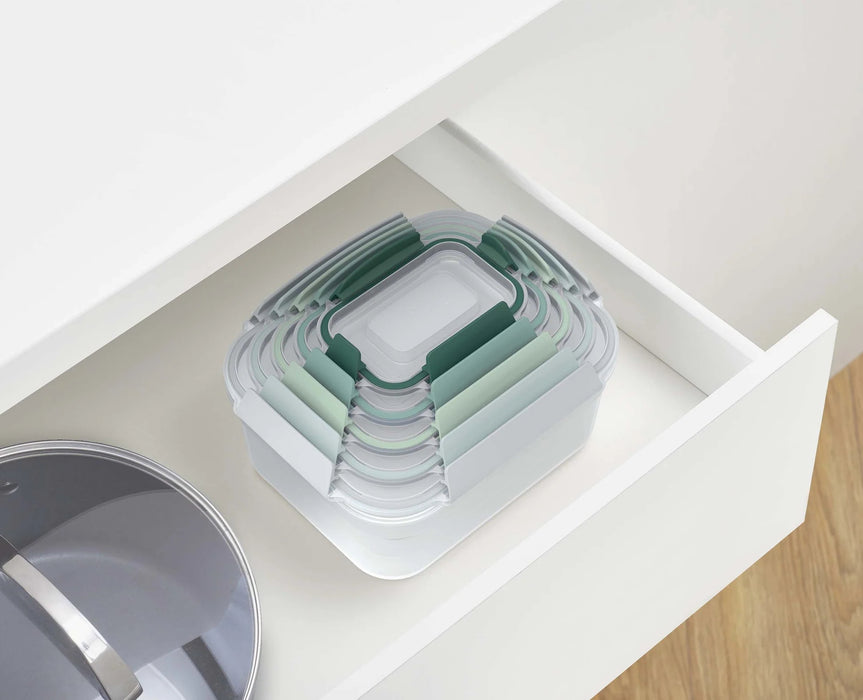 Joseph Joseph Nest™ Lock 10-piece Green Food Container Set, Editions 7081127SA