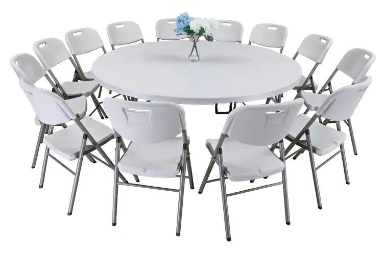 Plastic folding banquet table 60″ round (BTR-60-WH)