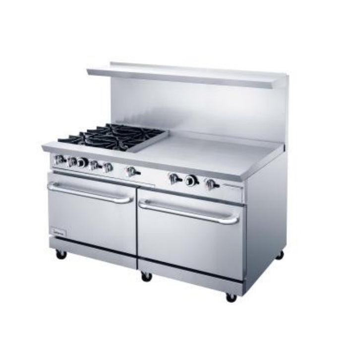 60" Restaurant Gas Range with 10 open burners