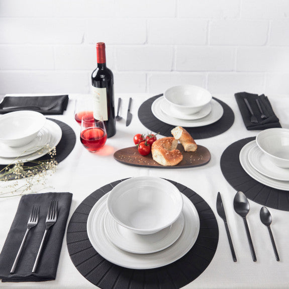 Maison H Black 18/10 SS Set 20 pc (4 people)