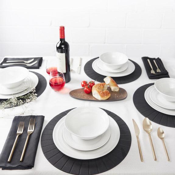 Maison H Mirror Champagne 19/10 SS Set 20 pc (4 people) - Kitchen Equipped