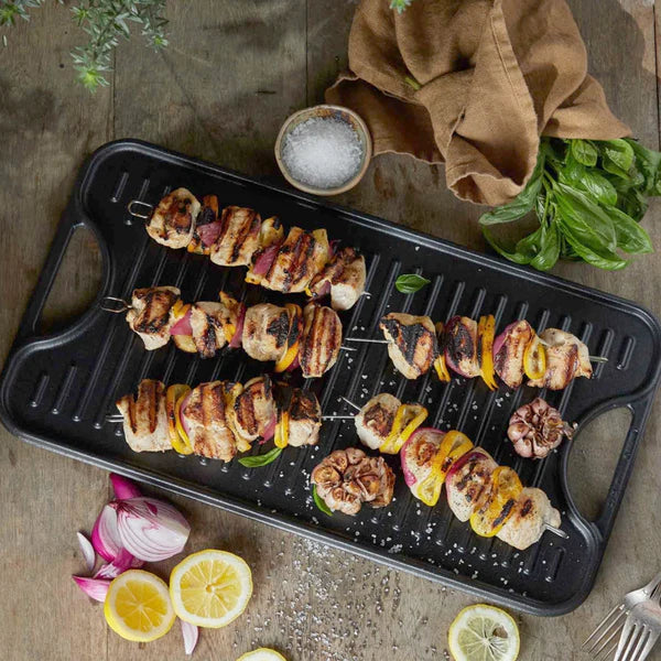 Victoria - Reversible Cast Iron Griddle 47 x 25 cm 6234160BK