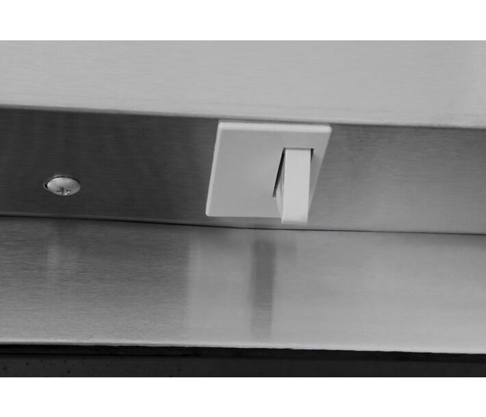 Atosa MBF8010GRL 29" Top Mount Two Divided Door Refrigerator - Left Hinged - Kitchen Equipped