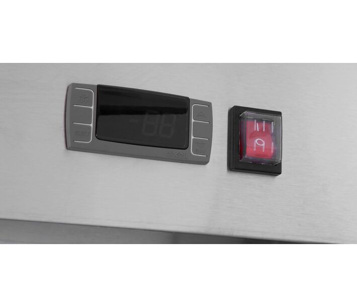 Atosa MBF8010GRL 29" Top Mount Two Divided Door Refrigerator - Left Hinged - Kitchen Equipped