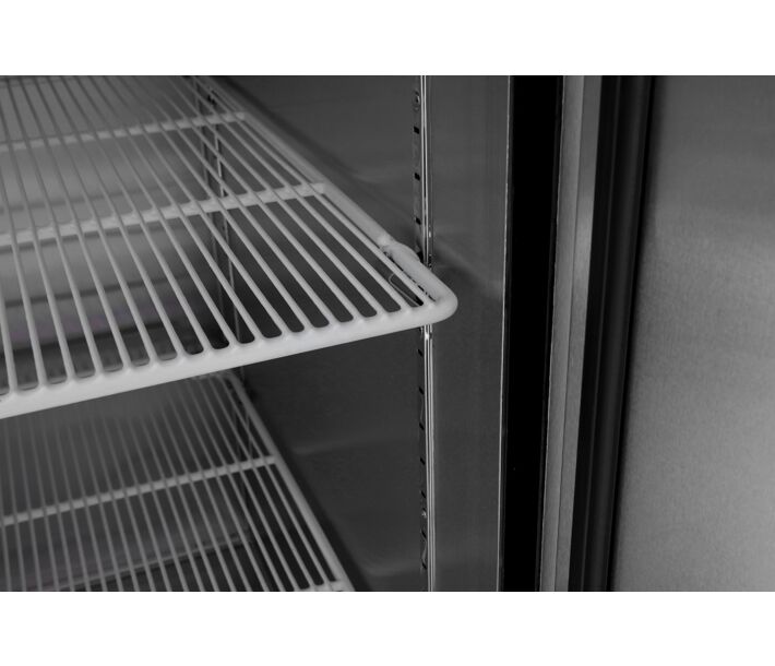 Atosa MBF8010GRL 29" Top Mount Two Divided Door Refrigerator - Left Hinged - Kitchen Equipped