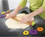 Joseph Joseph Adjustable Rolling Pin with Removable Rings, 13.6 inch, Multi-Color - Kitchen Equipped