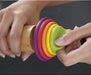 Joseph Joseph Adjustable Rolling Pin with Removable Rings, 13.6 inch, Multi-Color - Kitchen Equipped