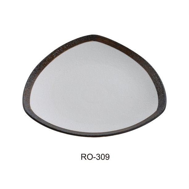 Yanco - Blue Star - Assiette en forme de feuille