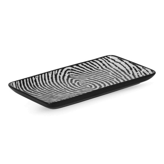 Zebra Rectangular Plate 22x12cm / 8.7"x4.7"