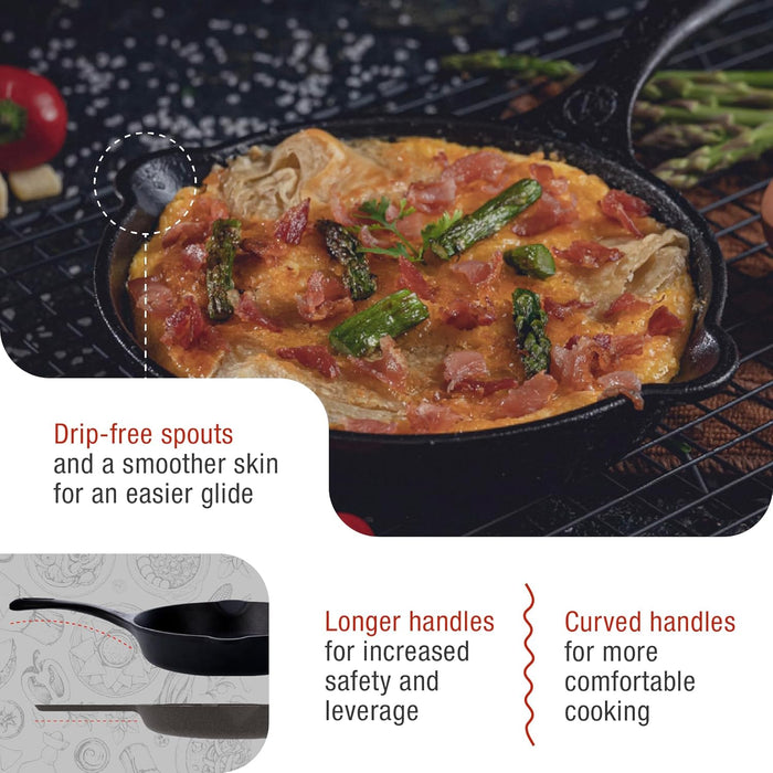 Victoria SKL-206 Skillet 6.5" Cast Iron 16.5 cm