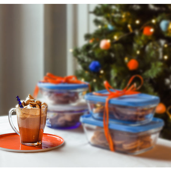 Verre à vin côtelé Old Fashion 340 ml, lot de 4