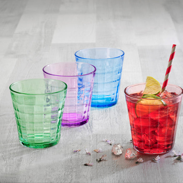 Tumbler 250 ml / 8.8 oz S/4 Assorted - Kitchen Equipped