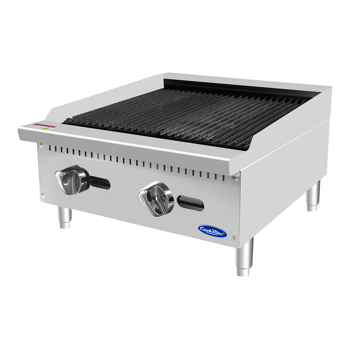 Cook Rite by Atosa - ATCB-24 — 24″ Char Rock Broiler - Kitchen Equipped