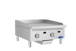 Atosa - ATG-2424-S - 24" HD Thermo-Griddle, Steel Top, 60,000 BTU