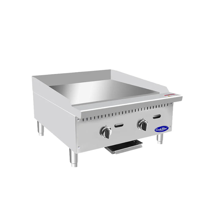 Atosa ATTG-24 24" Heavy-Duty Gas Griddle With Thermostatic Control - 50,000 BTU