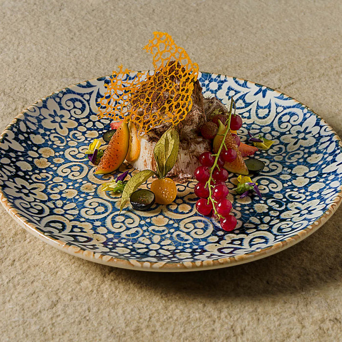 Bonna Alhambra 9" Gourmet Round Porcelain Flat Plate - ALHGRM23DZ