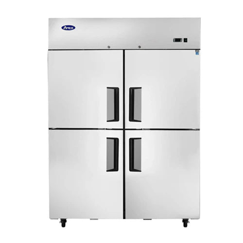 Top Mount Four (4) Divided Door Reach-in Freezer - Kitchen Equipped
